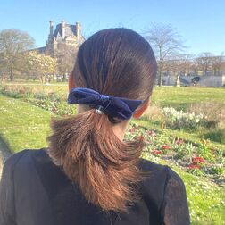 Velvet Bow Hair Tie