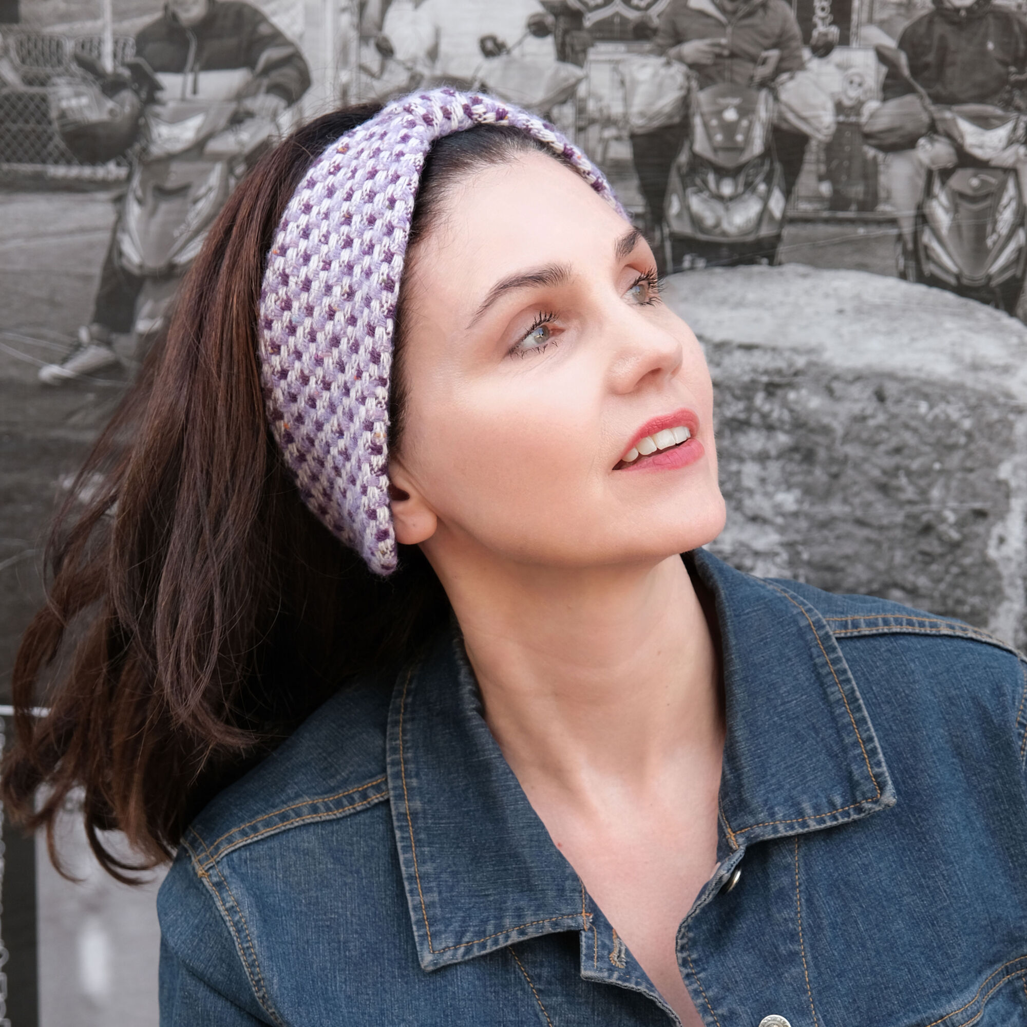 Tweed Turban Earmuffs