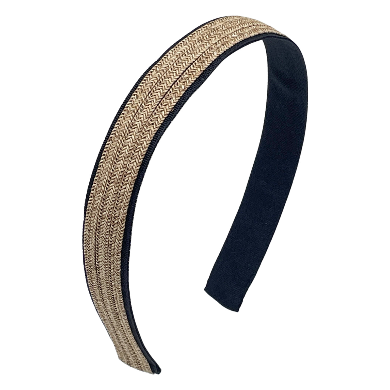 Straw & Ribbon Headband