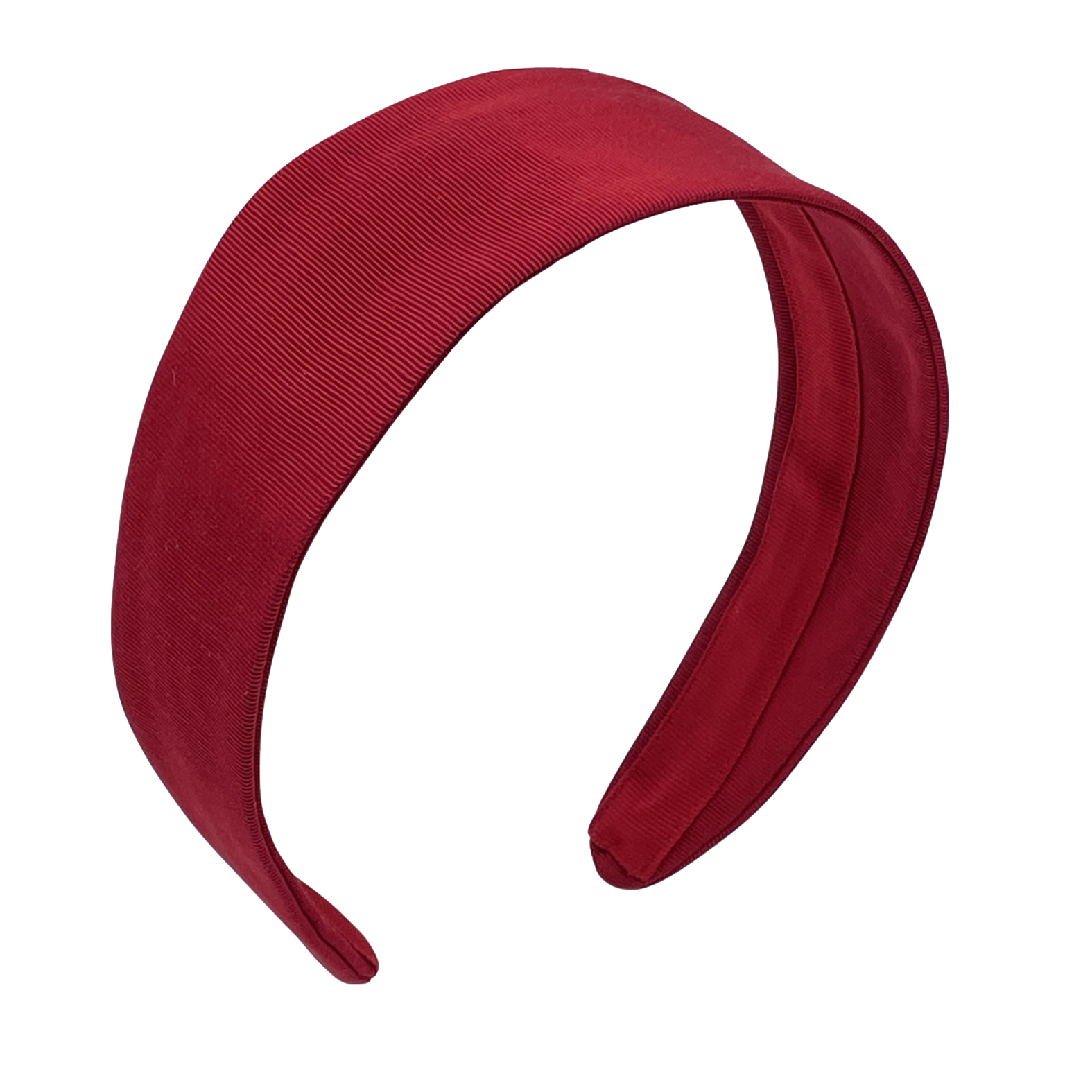 Basic Wide Headband Made of Grosgrain