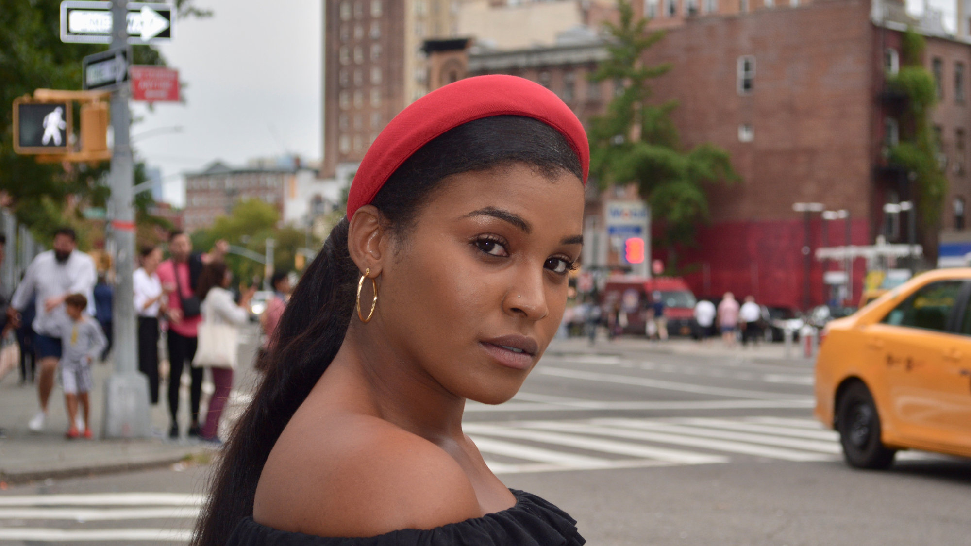 Grosgrain Wide Padded Headband